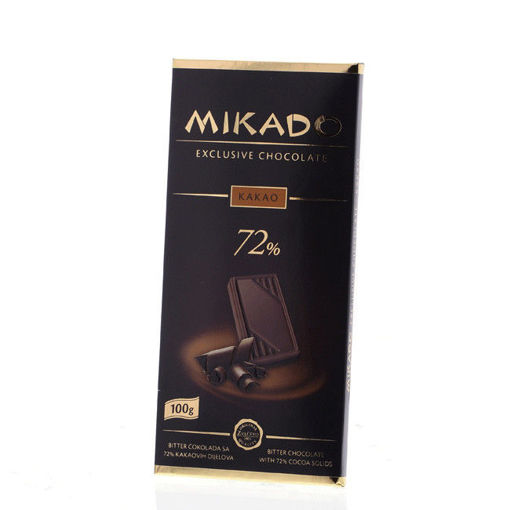 Picture of Mikado Dark Chocolate 72% with Cocoa 100 g