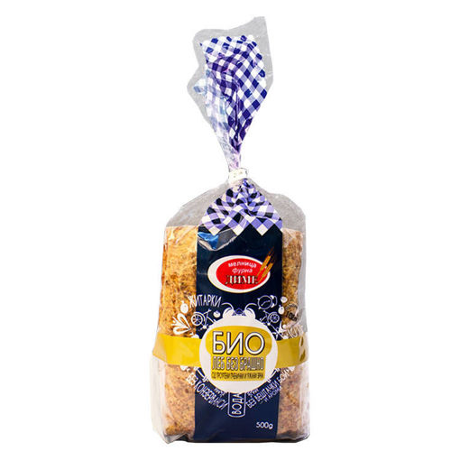 Picture of BIO Toast Bread Without Flour - Wheat and Rye Grains Dime 500 gr